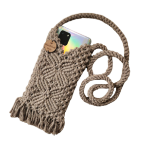 Handicraft Hub Macrame Mobile Purse