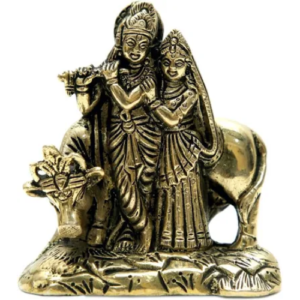 Radha Krishna God Brass For Collectible Handicraft