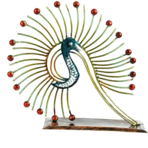 Handicrafts Paradise Dancing Peacock Handmade