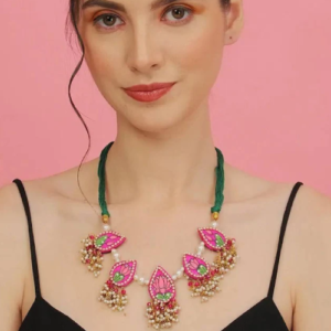 Amelia Classic Hand Painted Choker