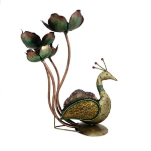 Handicrafts Paradise Handmade Decorative Peacock Flower
