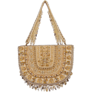 Lovetobag Women's Kundan Embellished Hand Bag