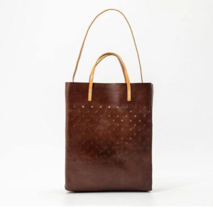 Handcrafted Cowhide Leather Minimalism Tote Bag